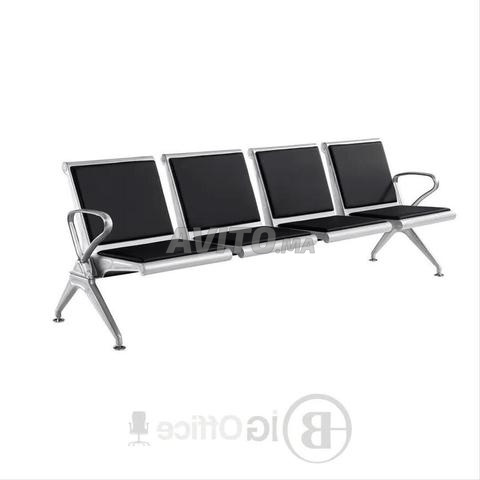 Banquette d'attente pour 4 places
