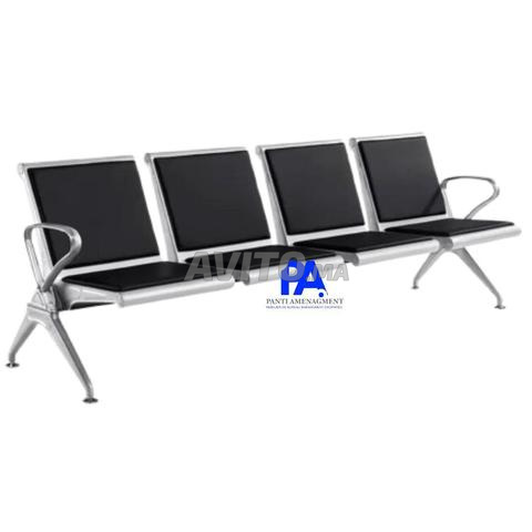 Banquette d'attente pour 4 places - 2