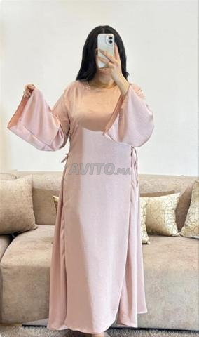 Robe de soirée avec ceinture style français - 2