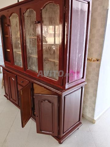 Bibliothèque en bois de "Bwarouj" - 2