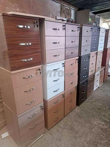 Caisson de bureau en bois - 2