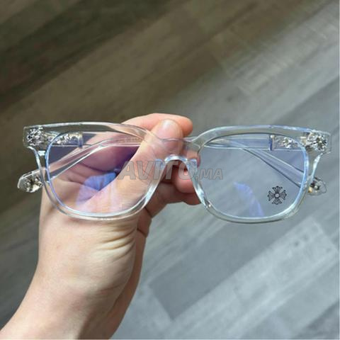 Lunettes chromées transparentes - 2