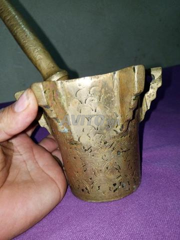 Grand mortier ancien en cuivre - 2