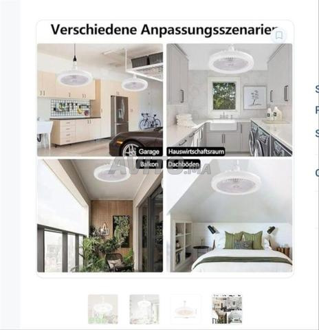 Ventilateur de plafond avec éclairage - 2