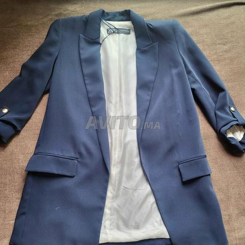 بليزر زارا أزرق داكن – مقاس 24 أنيق - 2