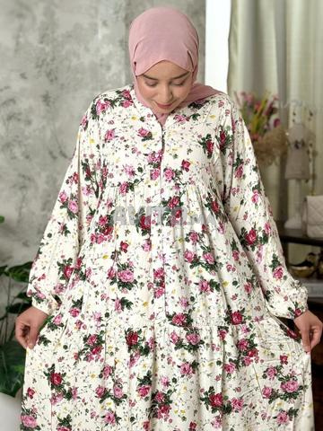 فستان أنيق ومحتشم بلمسة راقية 🌸