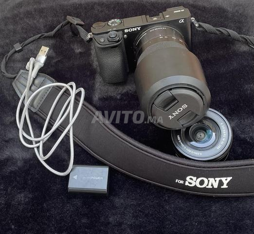 سوني a6000 عدسة 55x210  16x50 مم بطاريتان