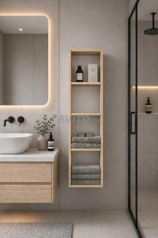 منظم الحمامات العصري والأنيق