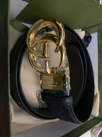 حزام قوتشي رجالي أسود مقاس 105 سم