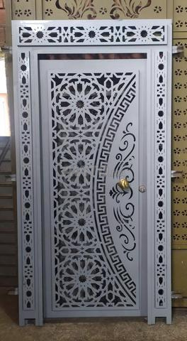 باب حديد عصري ما شاء الله ديكور حسب الطلب طنجة