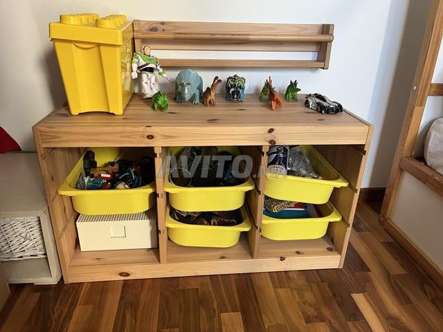 تخزين وديكور غرفة الأطفال