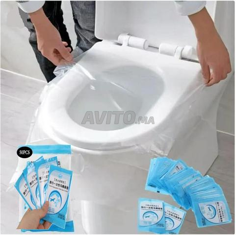 50 قطعة واقي مقعد مرحاض صحي للاستخدام مرة واحدة