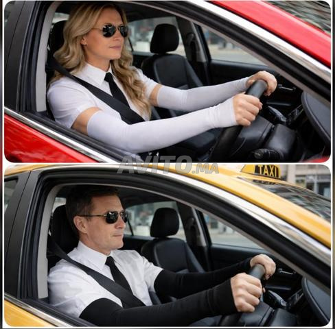 زوجان من أكمام الذراع الرياضية مع فتحات للأصابع - 2