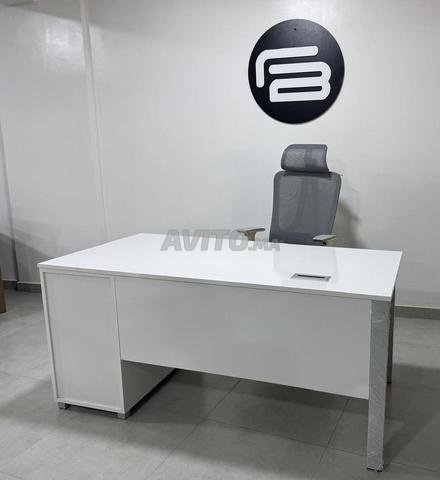 Bureau bois avec structure métallique - 2