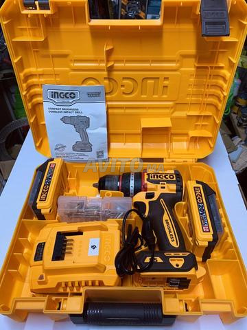 فيسبوز لاسلكي احترافي من INGCO موديل N55 بقوة 20 فولت بتقنية Brushless مع بطاريتين