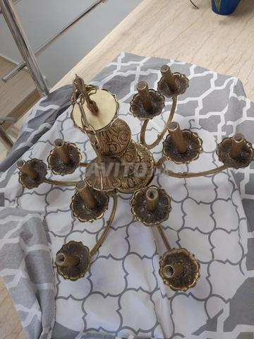 ثريا نحاسية كبيرة لغرفة المعيشة - 2