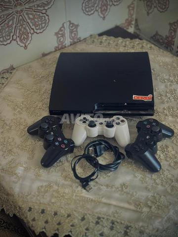 PS3 Slim 3 Manettes Jeux (Excellent État) - 2