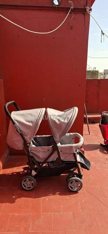 poussette 2 places pour enfants