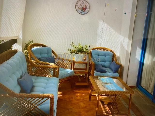 صالون خارجي من الروطان الطبيعي