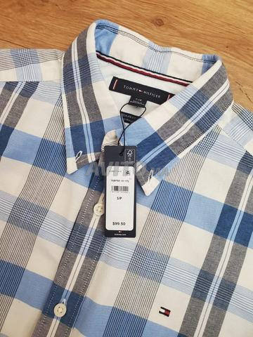 قميص فاخر تومي هيلفيغر أصلي جديد - 2