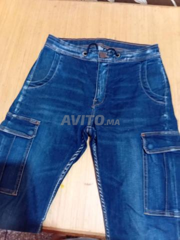 Jean cargo pour garçons, style moderne - 2