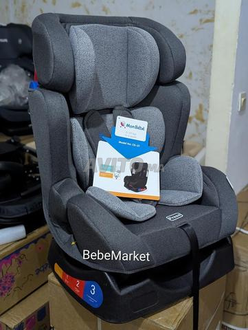 مقعد سيارة للأطفال قابل للإمالة – تثبيت بالحزام - 2