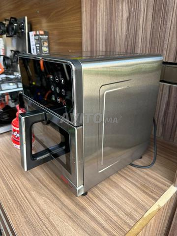 مقلاة هوائية سويسلين 10 لتر ستانلس ستيل باللمس - 2