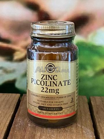 سولجار بيكولينات الزنك 20 ملغ 100 قرص