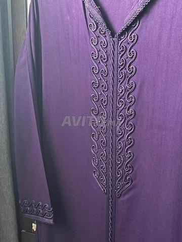 جلابة موف، جلابة صوفية مزينة بالشرائط المطرزة والخرز - 2