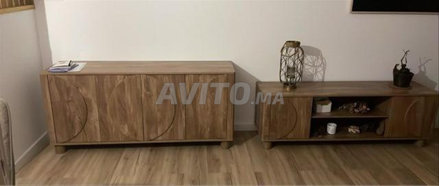 بيع بوفيه و خزانة تلفزيون