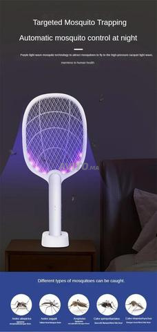 مضرب قاتل البعوض والحشرات المزعجة. - 2