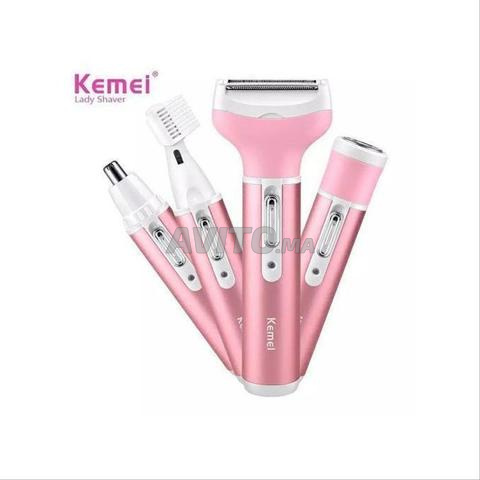 ماكينة حلاقة كهربائية نسائية Kemei 4 في 1