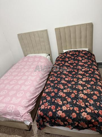 Lit - matelas - couette - coussin