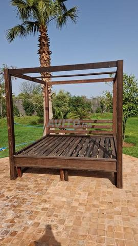 Lot de 2 lits balinais bed