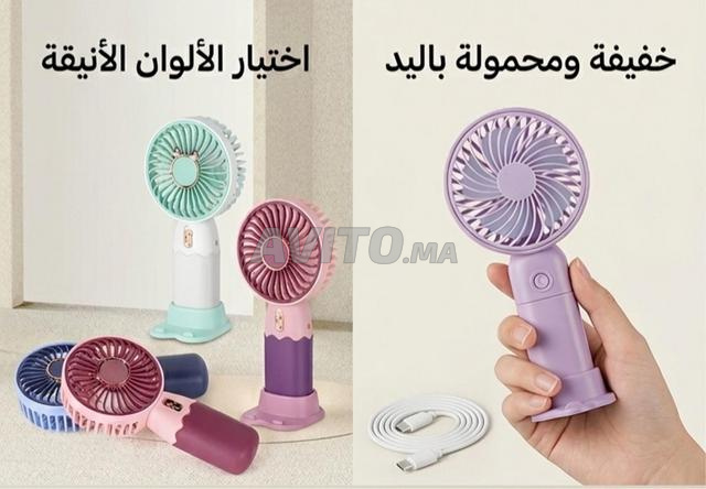 Ventilateur électronique puissant avec une montre intelligente en cadeau - 2