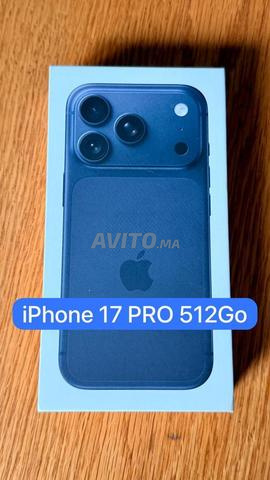 iPhone 17 PRO 512Go Bleu ou Orange Europe