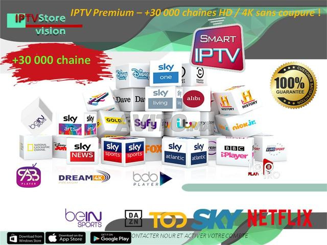 IPTV جودة صورة عالية (HD / 4K / 8K)