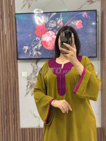 Qandoura Karnaj crêpe soie haute qualité - 2