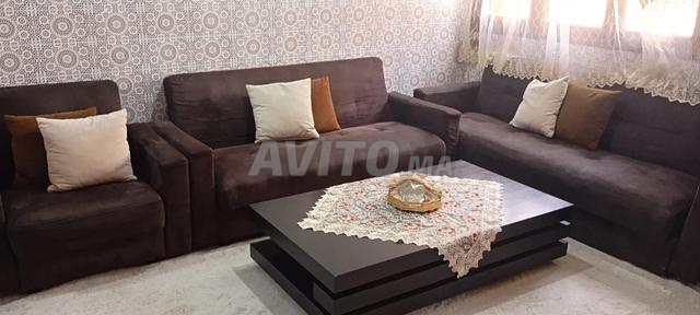 3 canapés clic clac encore neufs avec table basse - 2