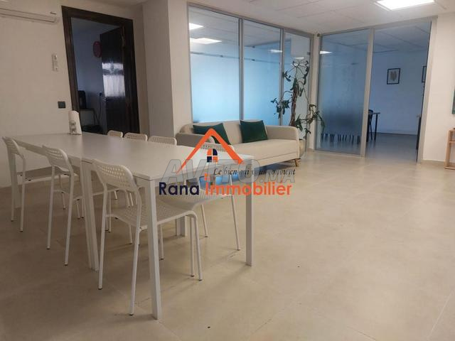 مكتب بمساحة مفتوحة للإيجار في حي أكدال - 2