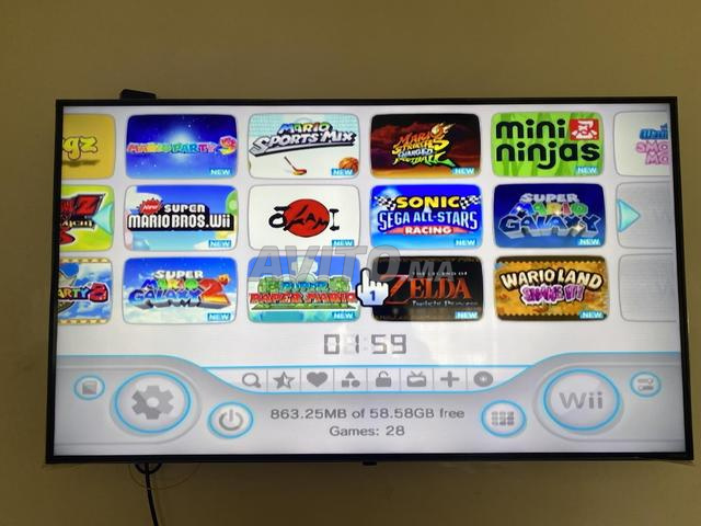 Nintendo Wii Mario flashée - 2