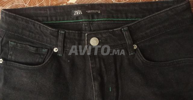 شورت زارا أصلي أسود حالة ممتازة - 2