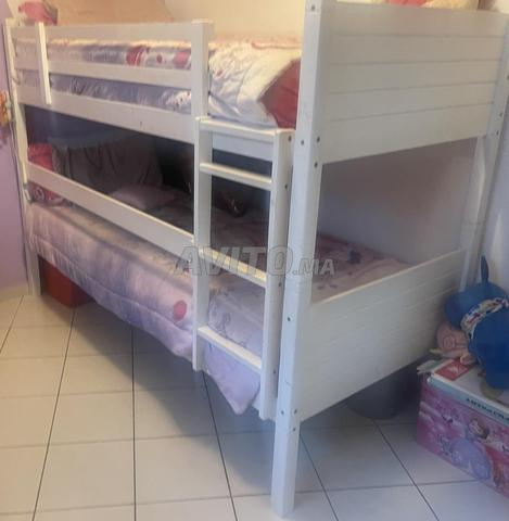 Lit superposé en bois massif - 2