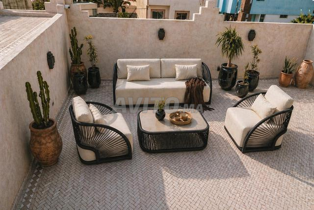 طقم صالون حديقة عصري