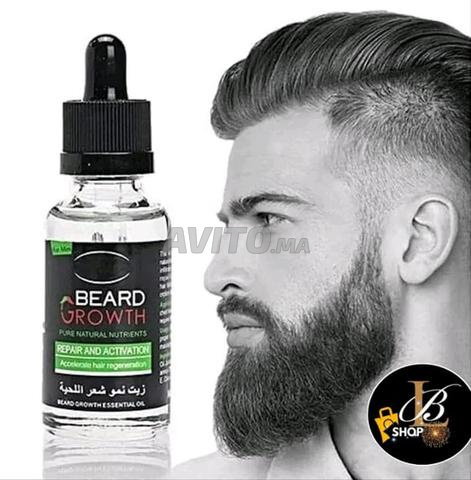 Huile à barbe naturelle 💯 fortifie les follicules pileux - 2