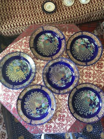 Assiettes en cuivre pur authentique - 2