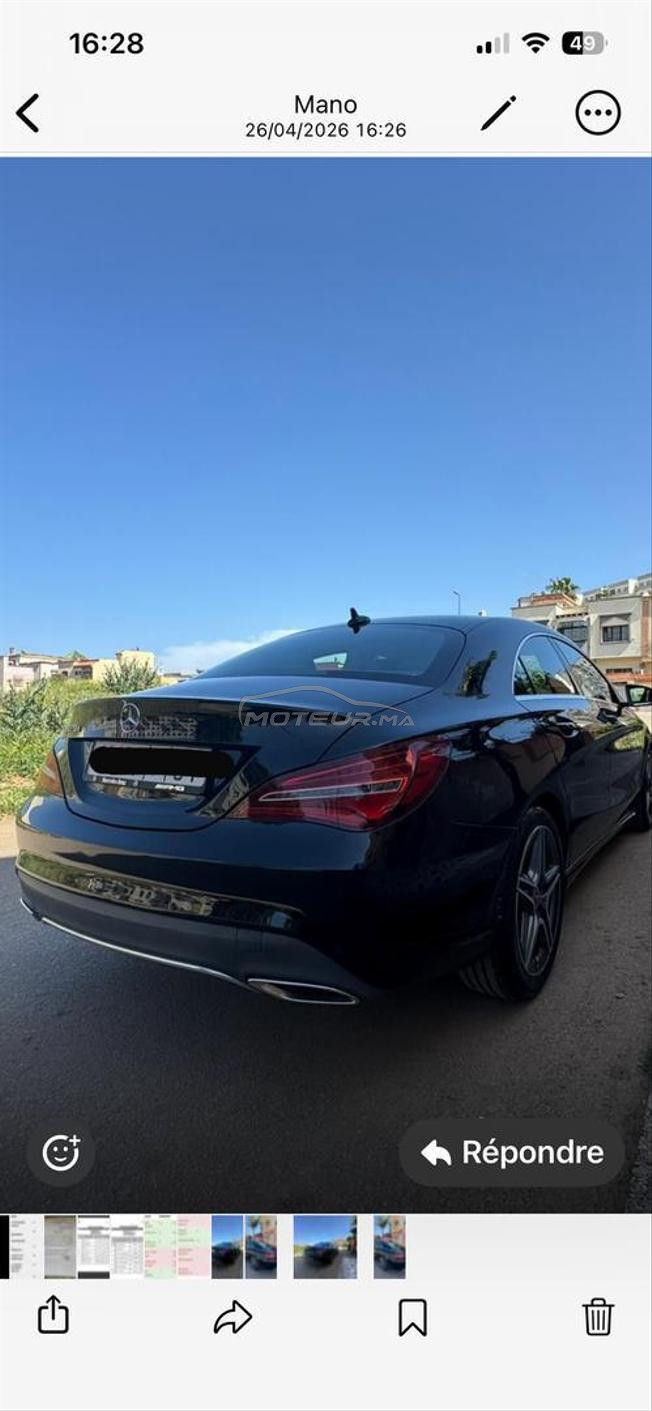 Mercedes cla 220 Diesel Automatique 2019 à Meknès
