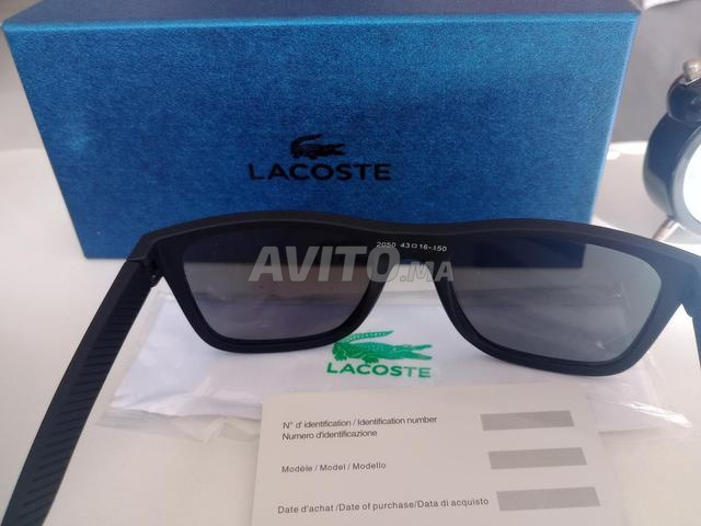 نظارات شمسية لاكوست زجاج معدني - 2