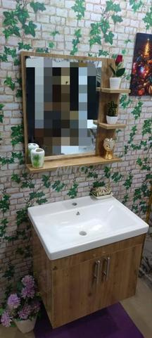 Lavabo meuble miroir promotion - 2