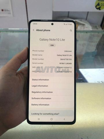 Samsung Note 10 Lite 128Go Noir Double SIM